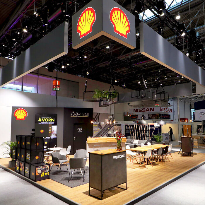euroshell #VORN Messestand – in Zusammenarbeit mit 'Den Veranstaltungsmachern', Berlin
