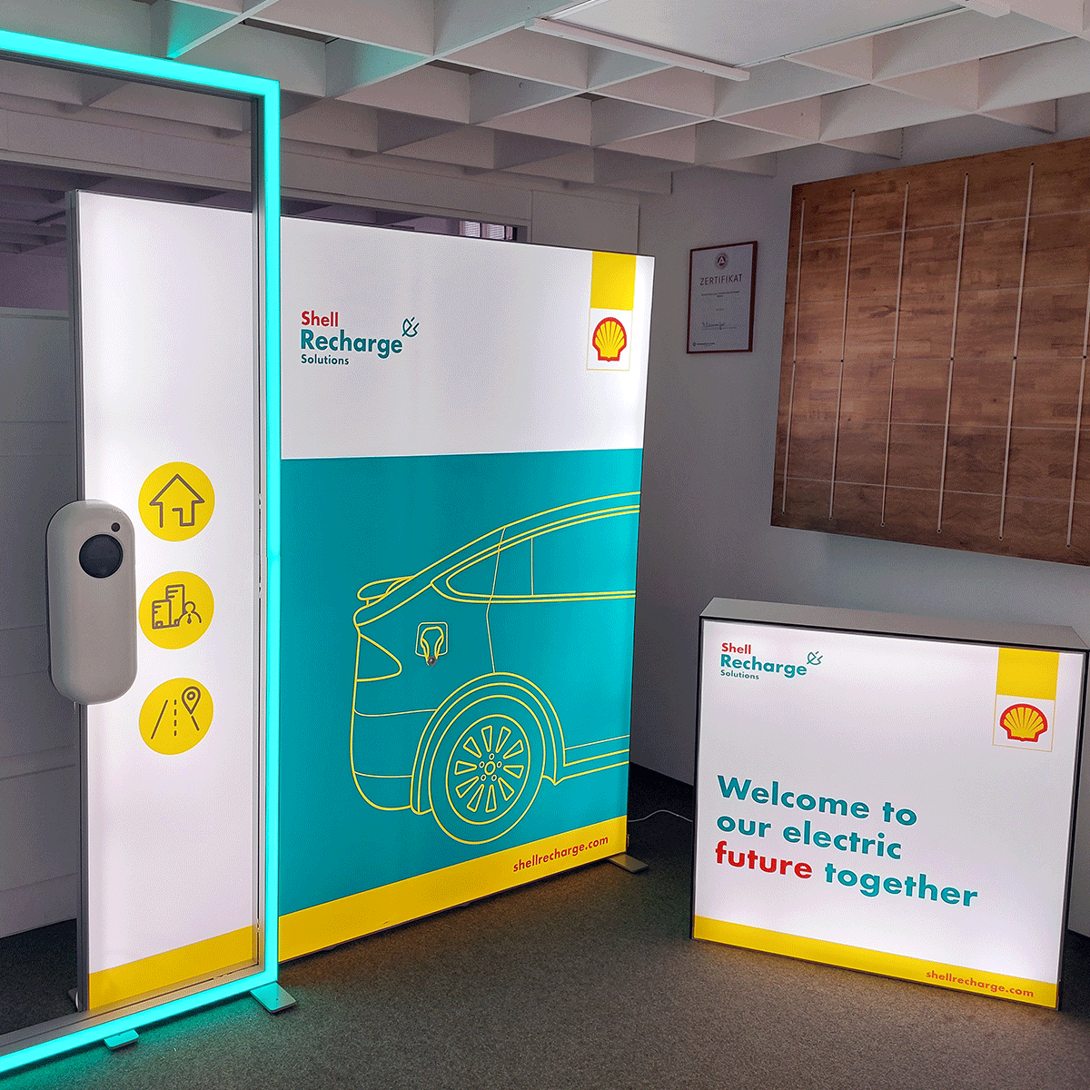 Messestand für Shell Energy von ppm visuals & internet