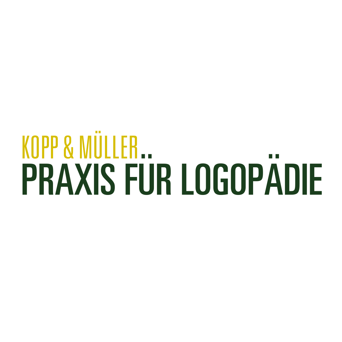 Praxislogo für die Logopädische Praxis Kopp & Müller von ppm visuals & internet
