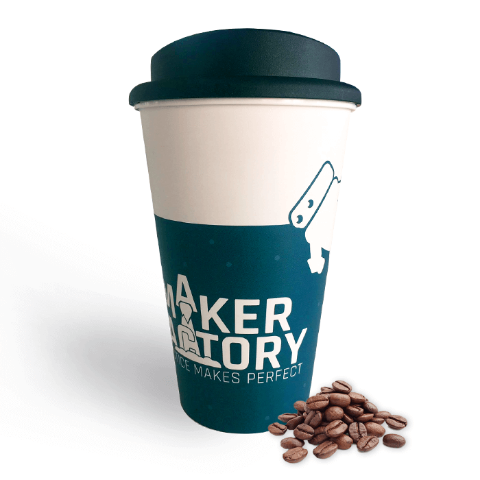 MAKERFACTORY Kaffeebecher von ppm visuals & Internet