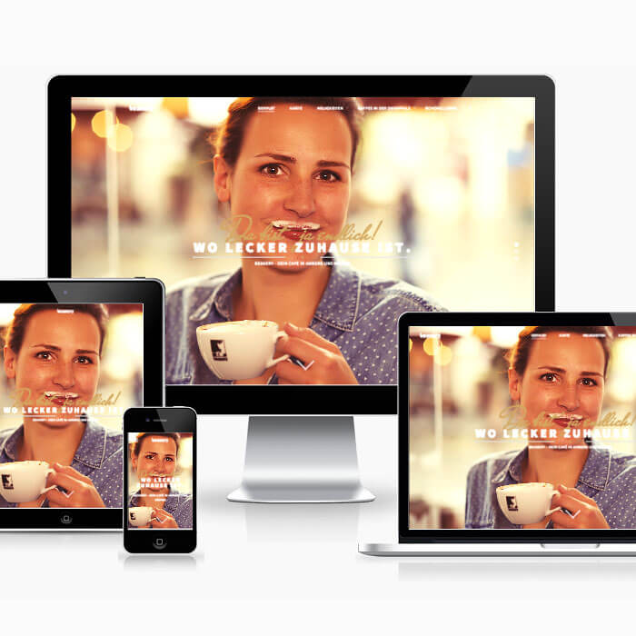 beanery.de Responsive Website Gestaltung von ppm visuals & internet
