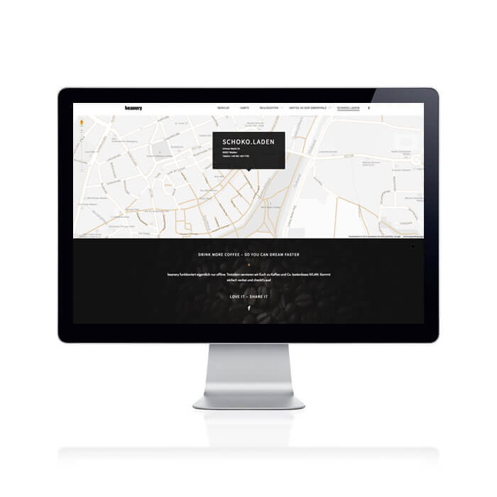 beanery.de Responsive Website Gestaltung von ppm visuals & internet