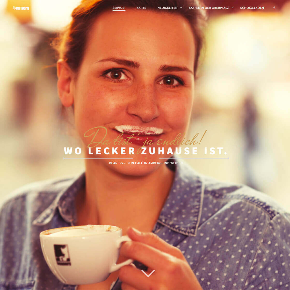 WEBDESIGN für die beanery Coffeeshops von ppm visuals & Internet