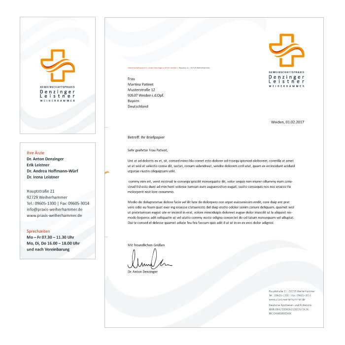 Gestaltung Geschäftsausstattung von ppm visuals & internet