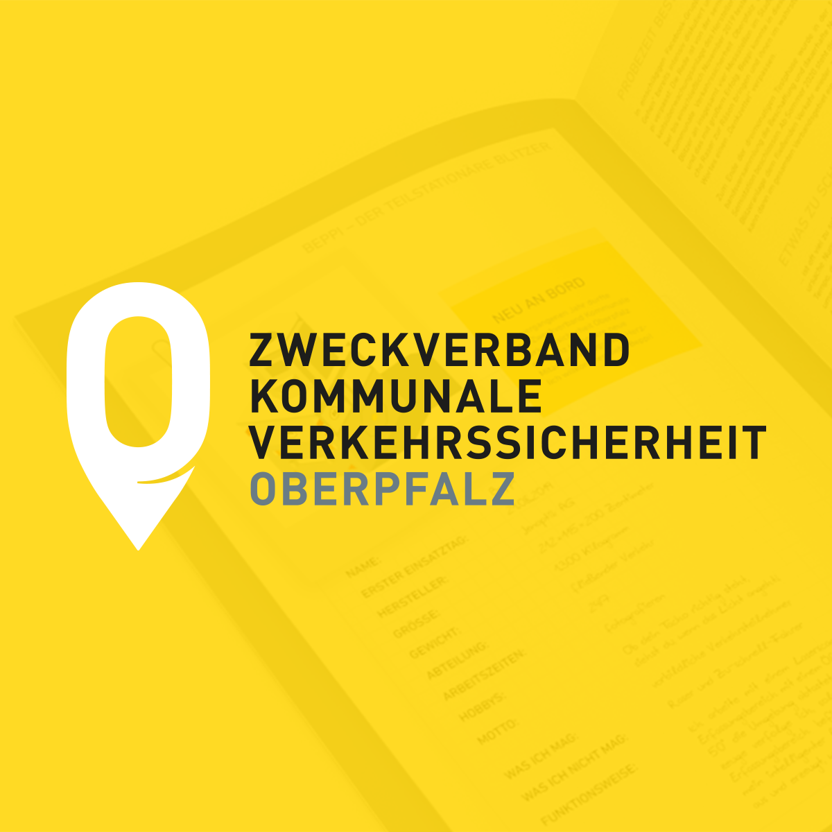 CORPORATE DESIGN für den Zweckverband Kommunale Verkehrssicherheit in Amberg von ppm visuals & Internet